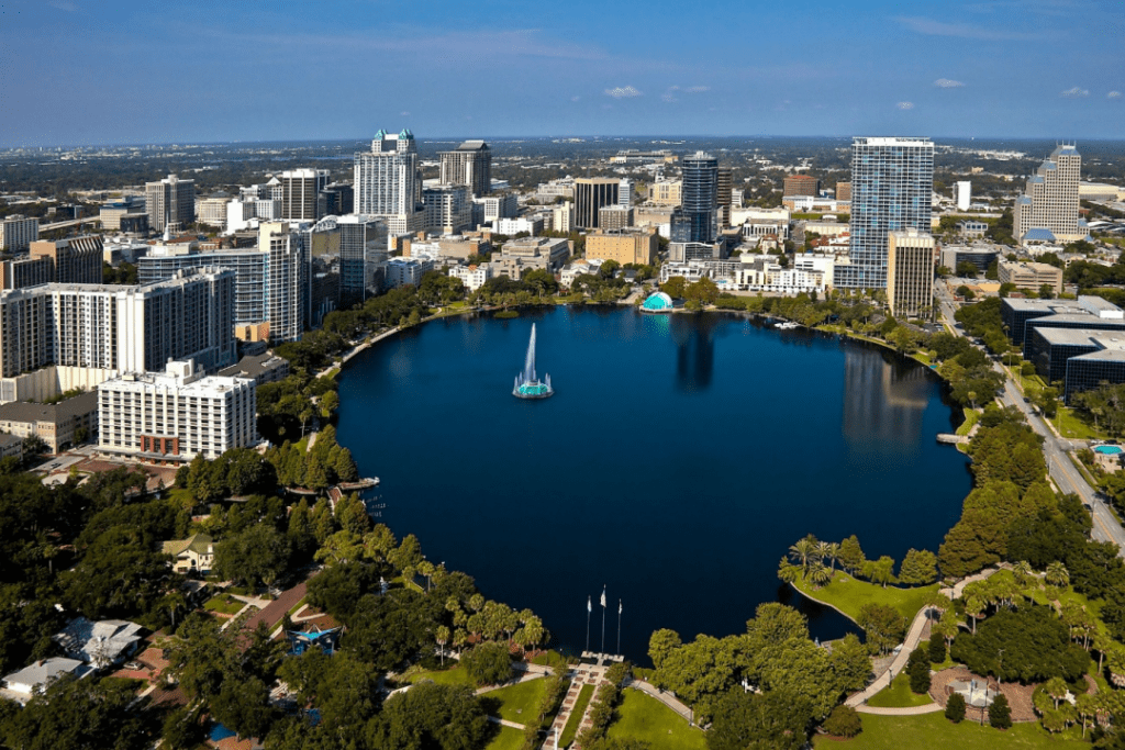 lake eola park, trippybug