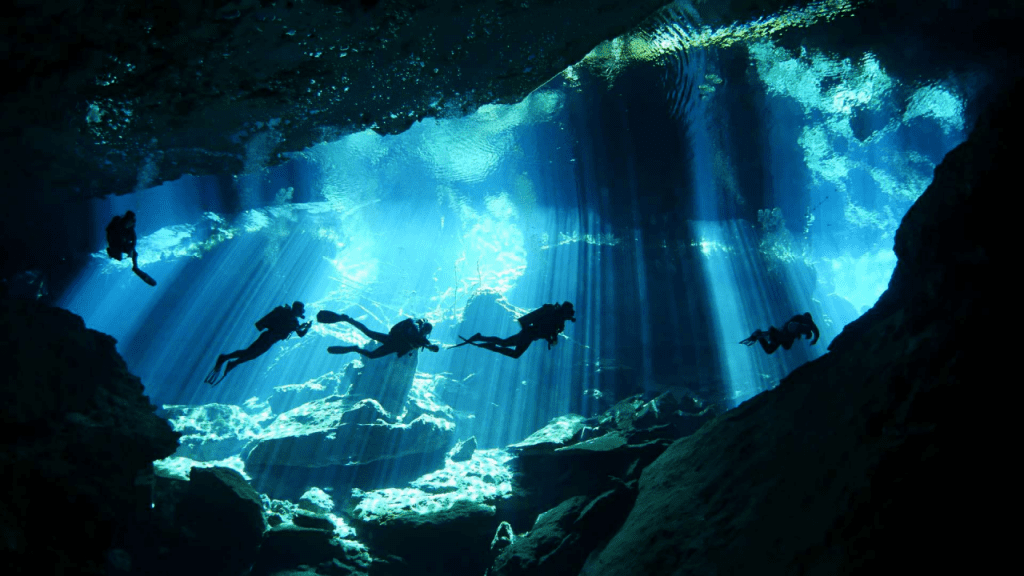 cave diving , mexico, extreme adventures,