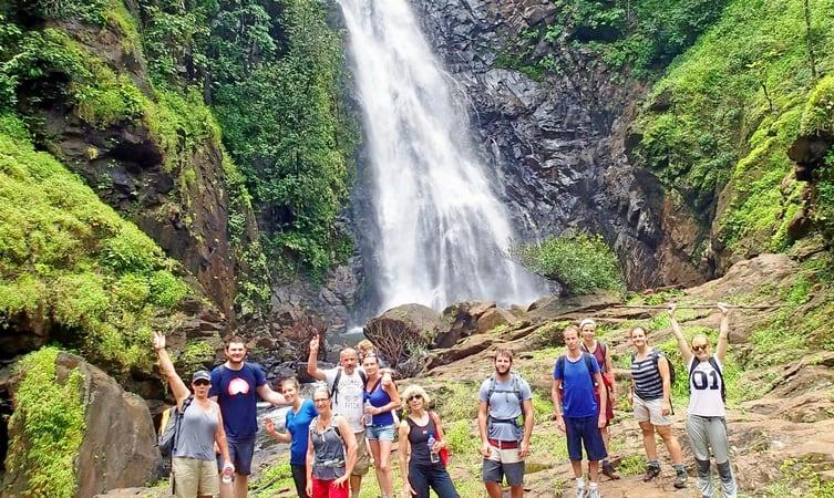 waterfall in goa, 