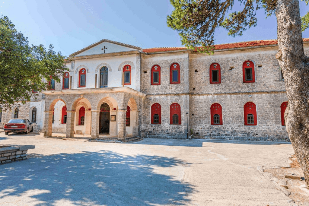 greek islands, kathariotissa monastery, 