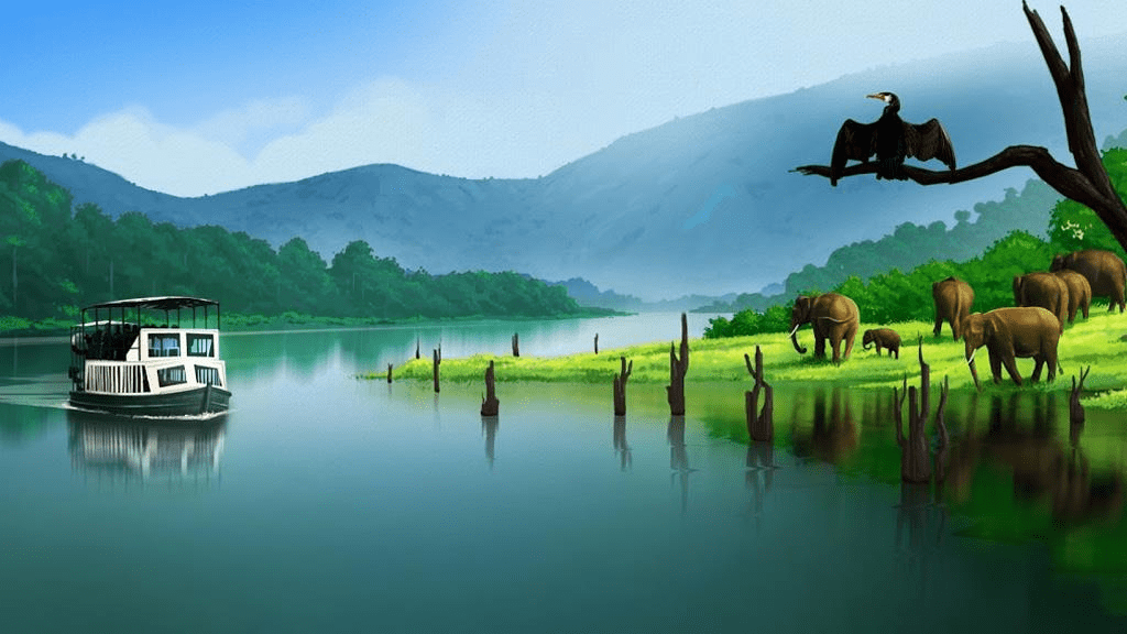 lake view, mountains,kerala, 