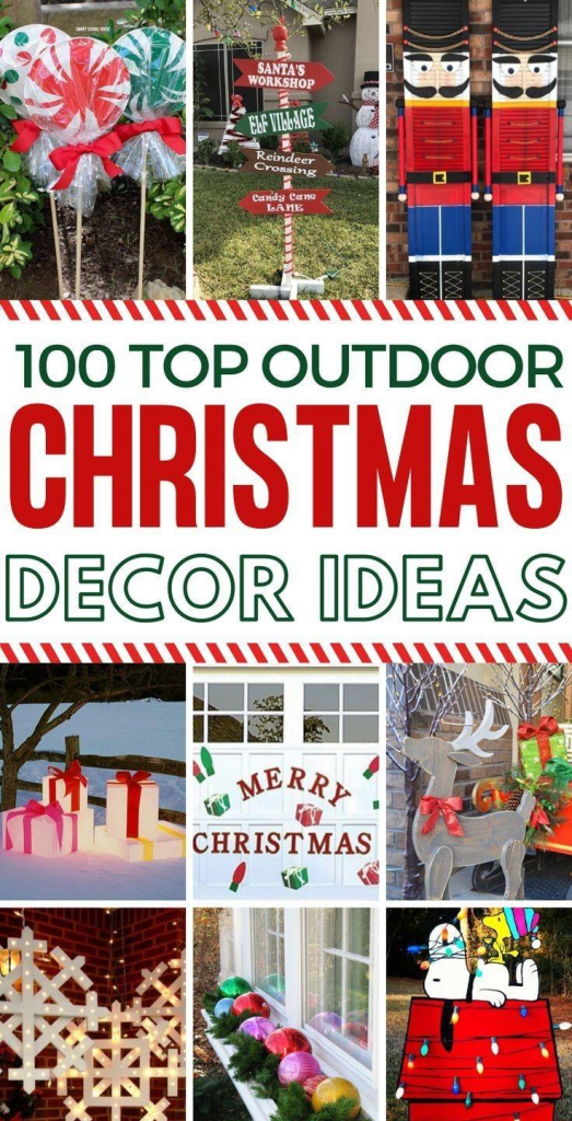 diy outdoors christmas decorations
